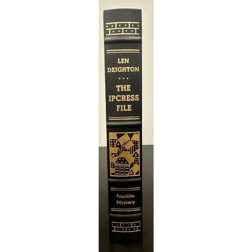 The Ipcress Files by Len Deighton (The Franklin Library of Mystery Masterpieces)